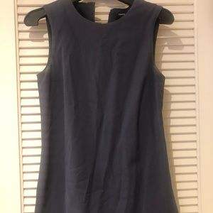 Theory sleeveless blue top